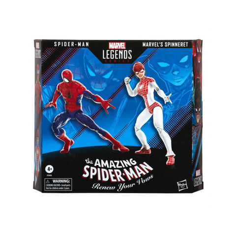 Figurine - Spider-man Legends - Spinneret Et Spider-man Pack De 2